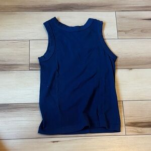 Classic Navy Sleeveless Tank